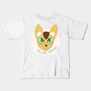 You are enough - supporting pet Kids T-Shirt